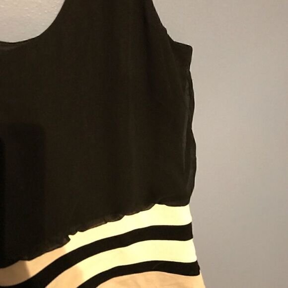 Express Black Striped Bodycon Tank Mini Dress - XS - Picture 5 of 9
